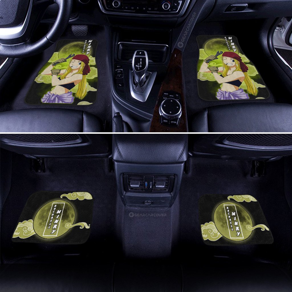 Winry Rockbell Car Floor Mats Custom Anime Fullmetal Alchemist Car Interior Accessories - Gearcarcover - 3