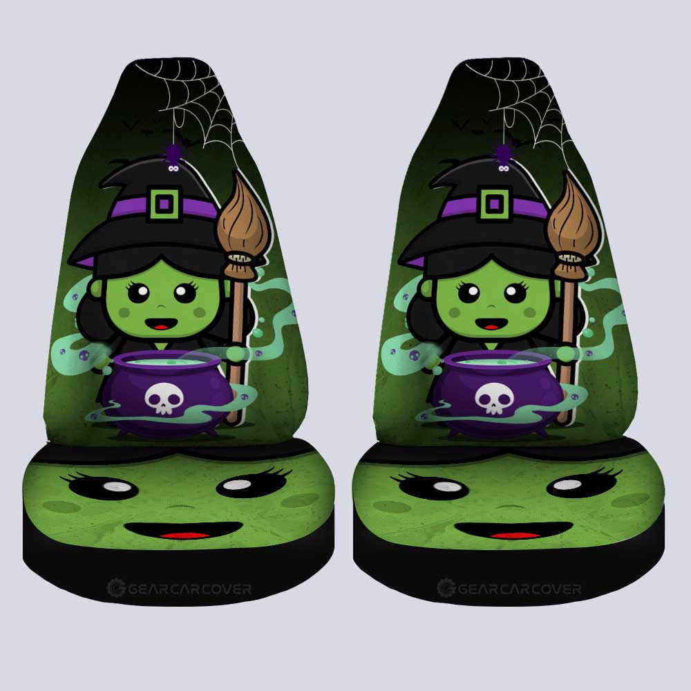 Witch Car Seat Covers Custom Halloween Characters Car Accessories - Gearcarcover - 2