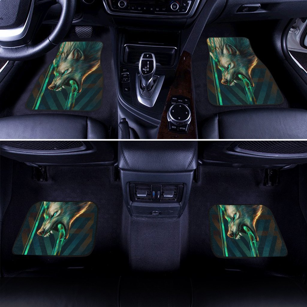 Wolf Car Floor Mats Custom Fantacy Wolf Car Accessories - Gearcarcover - 2