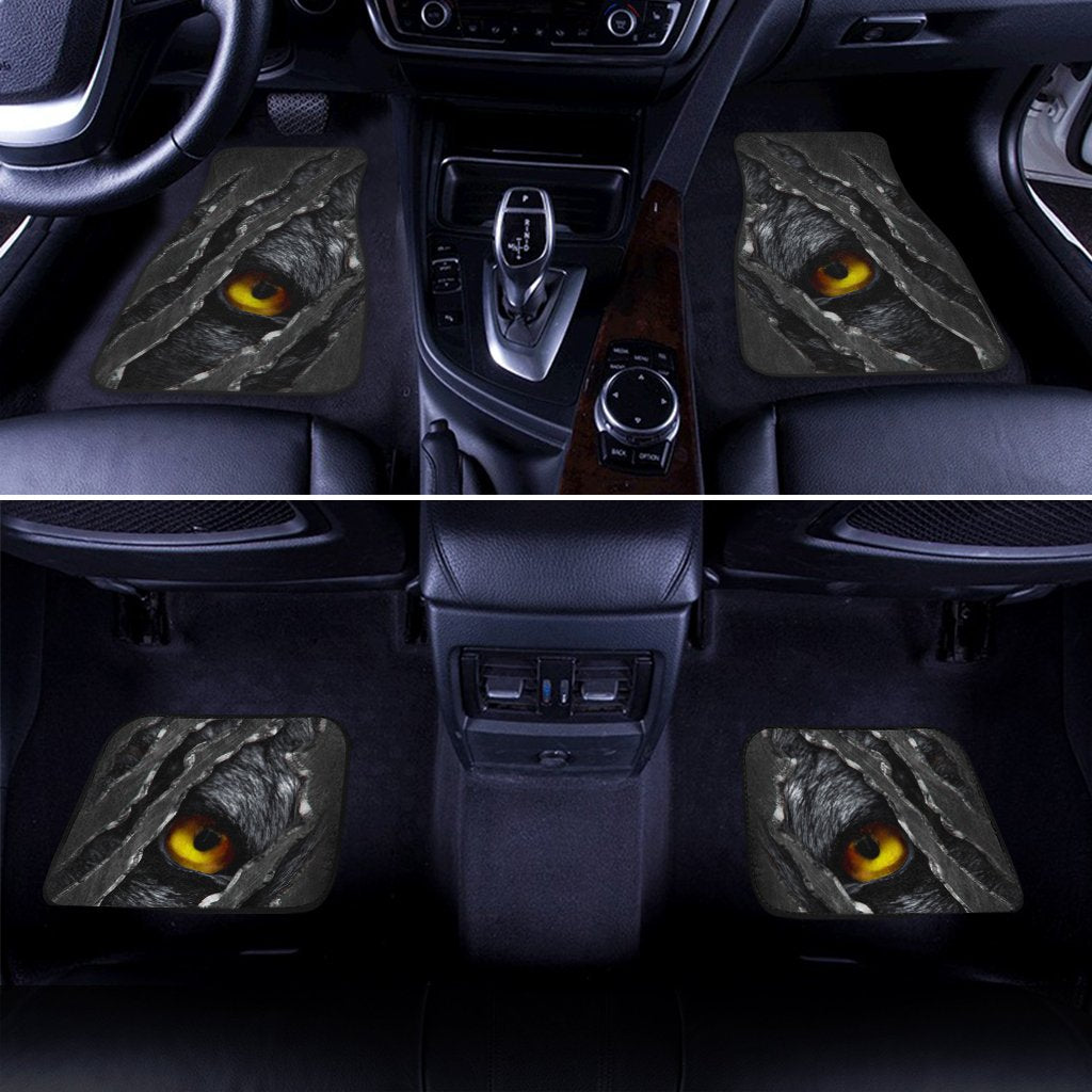 Wolf Eyes Car Floor Mats Custom Wild Animal Car Accessories - Gearcarcover - 2