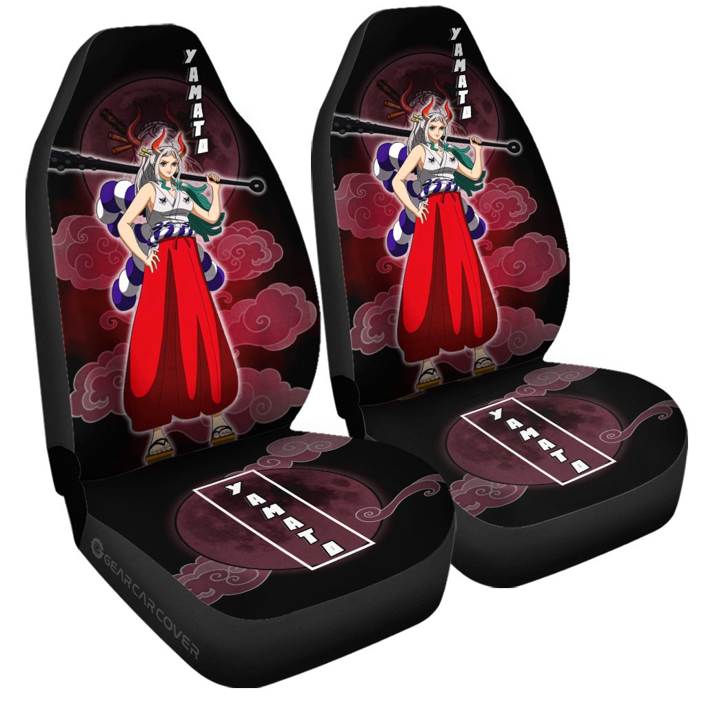 Yamato Car Seat Covers Custom For One Piece Anime Fans - Gearcarcover - 3