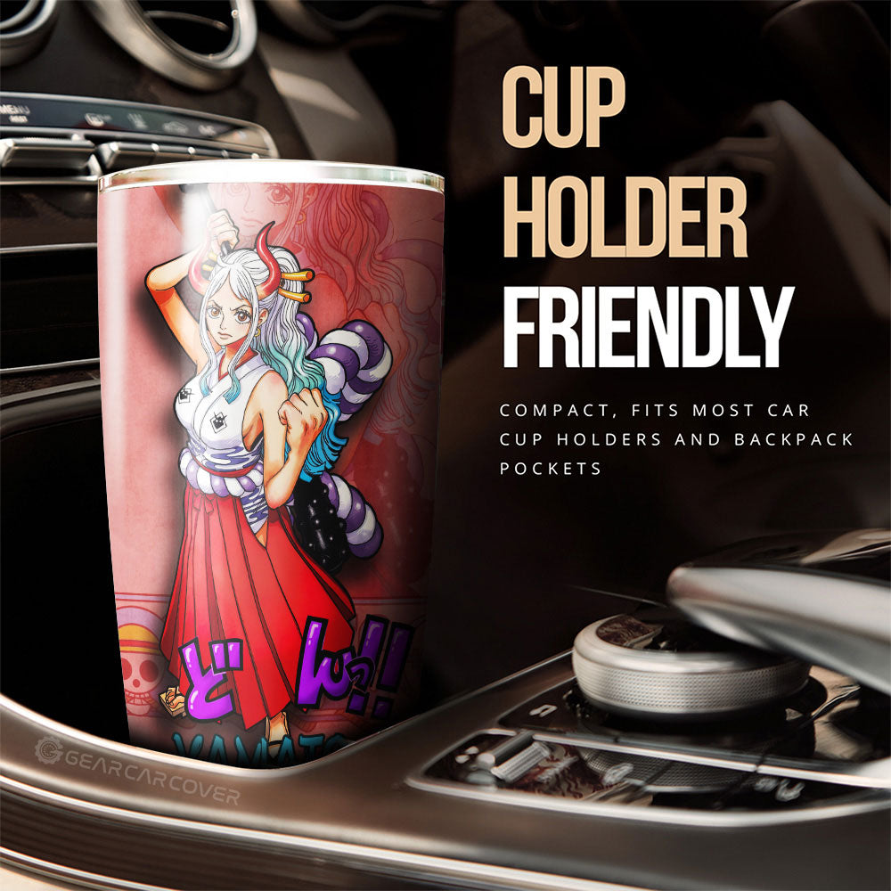 Yamato Tumbler Cup Custom One Piece Anime Car Accessories - Gearcarcover - 2