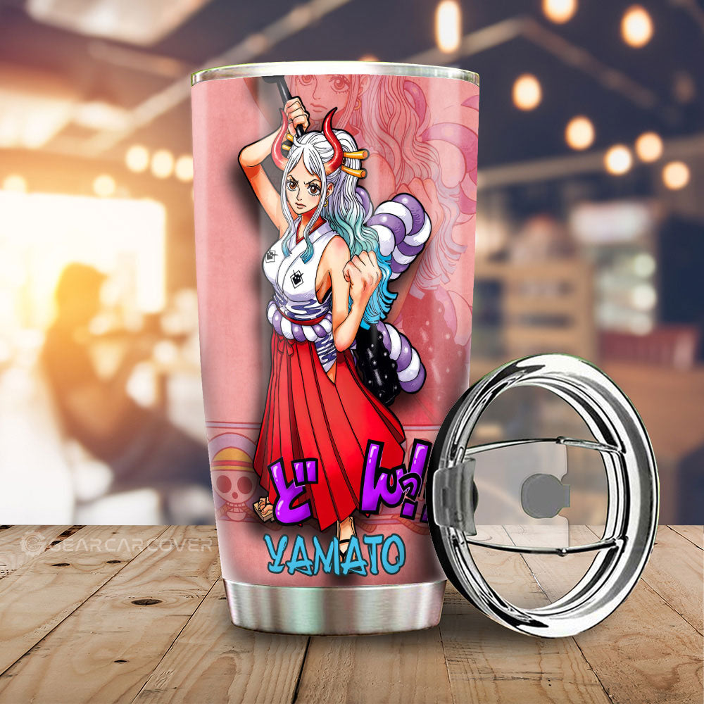 Yamato Tumbler Cup Custom One Piece Anime Car Accessories - Gearcarcover - 1