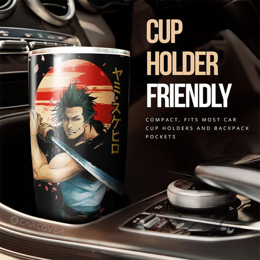 Yami Sukehiro Tumbler Cup Custom Black Clover Anime Car Interior Accessories - Gearcarcover - 2