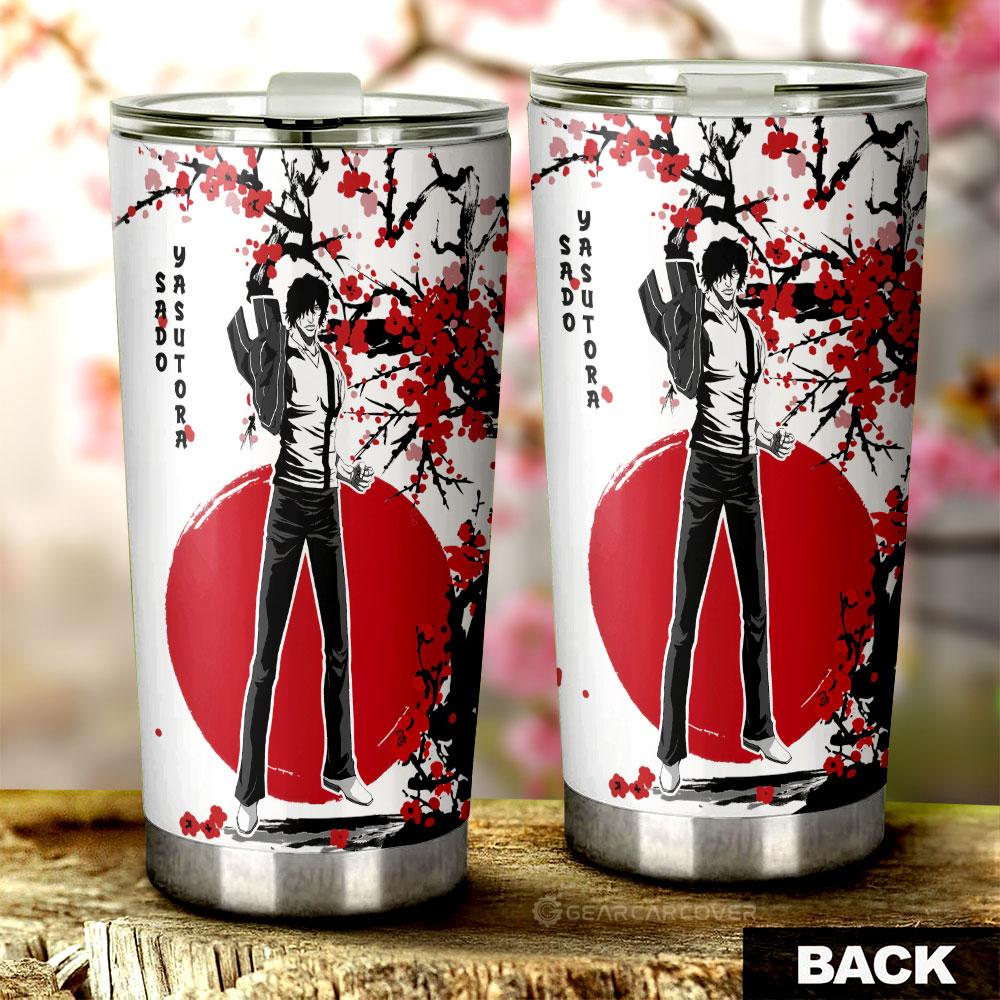 Yasutora Sado Tumbler Cup Custom Japan Style Anime Bleach Car Interior Accessories - Gearcarcover - 3