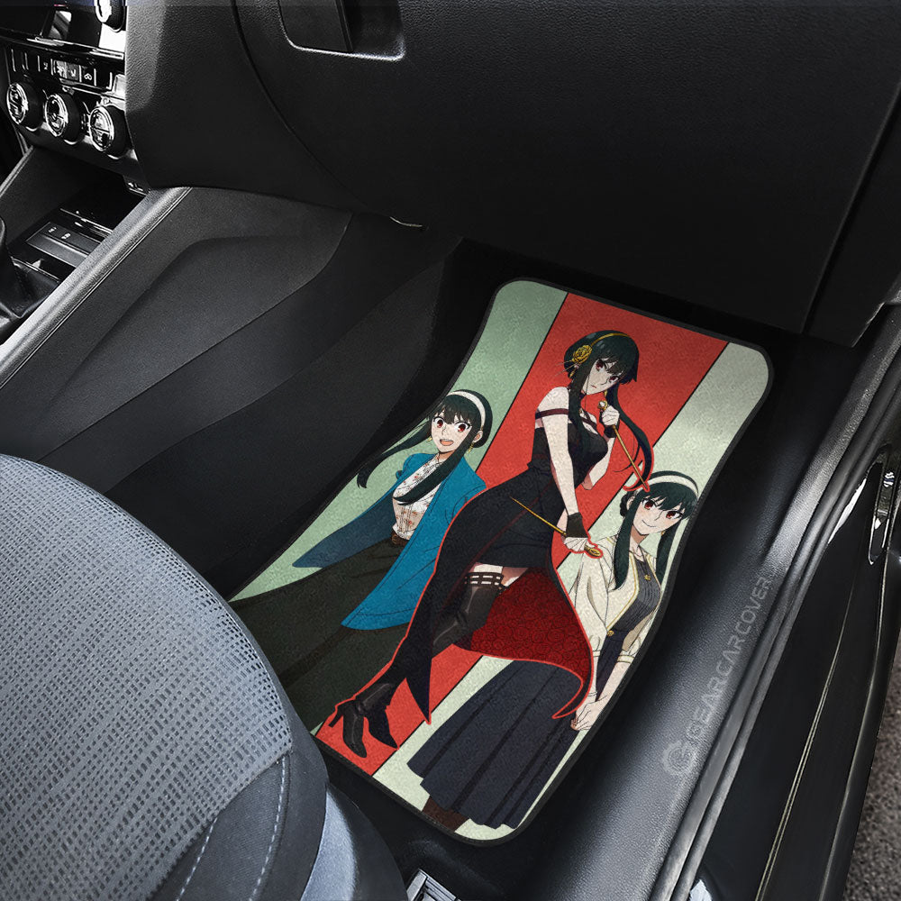Yor Forger Car Floor Mats Custom Spy x Family Anime Car Accessories - Gearcarcover - 4