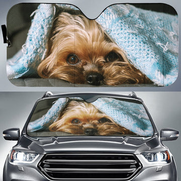 Yorkshire Terrier Car Sunshade Custom Cute Car Accessories - Gearcarcover - 1