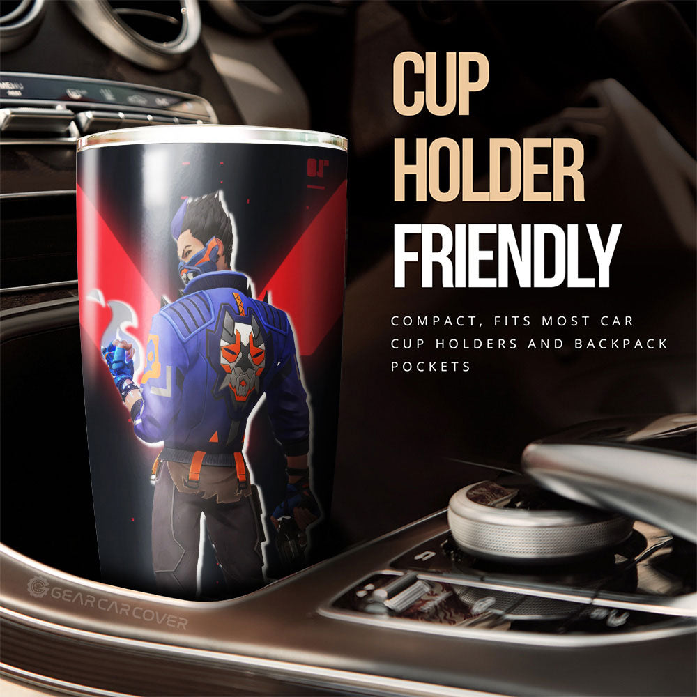 Yoru Tumbler Cup Custom Valorant Agent - Gearcarcover - 2
