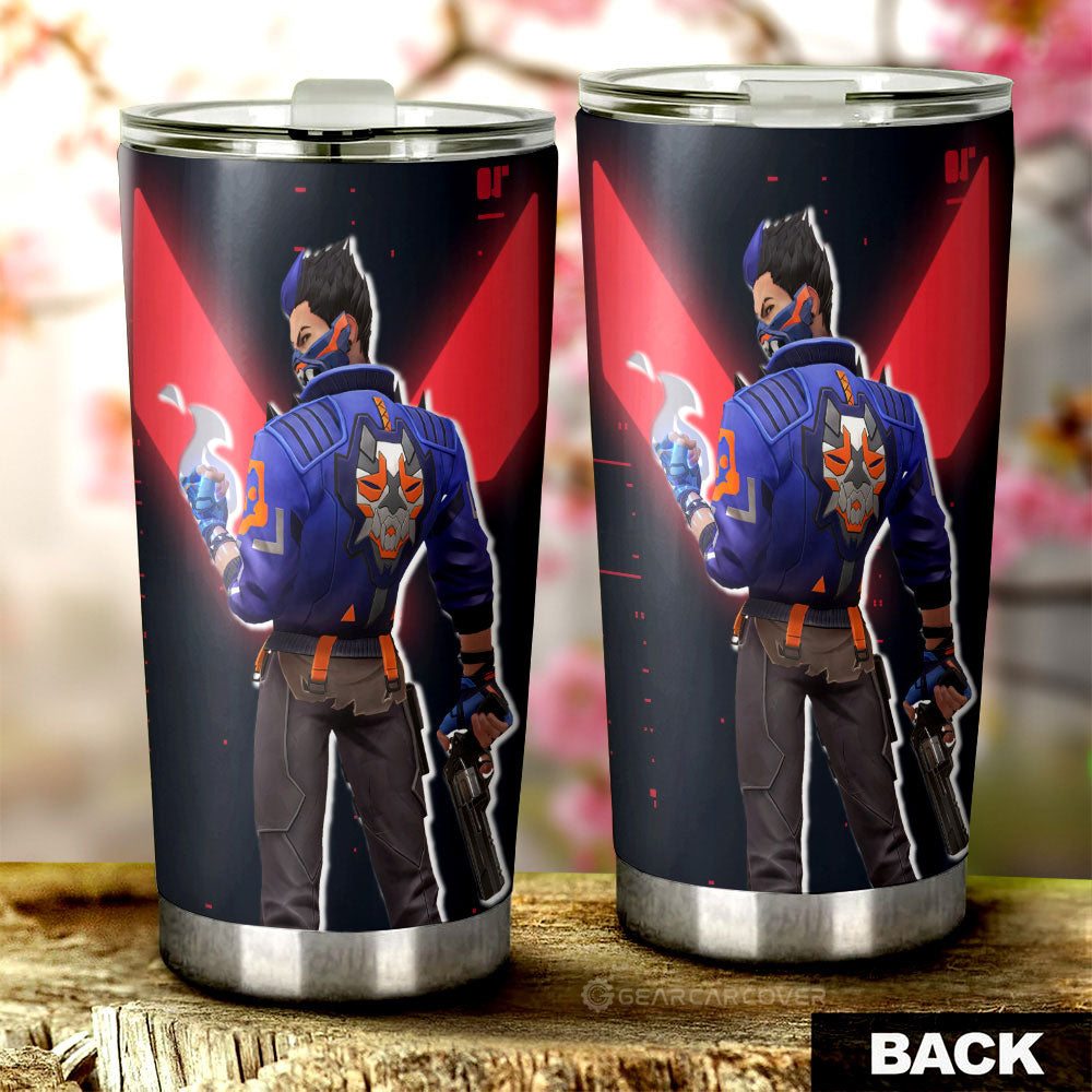 Yoru Tumbler Cup Custom Valorant Agent - Gearcarcover - 3