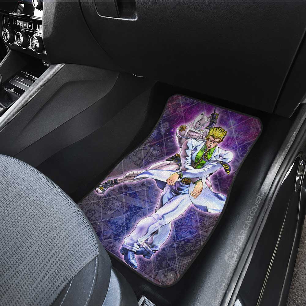 Yoshikage Kira Car Floor Mats Custom Galaxy Style JJBA Anime Car Accessories - Gearcarcover - 4