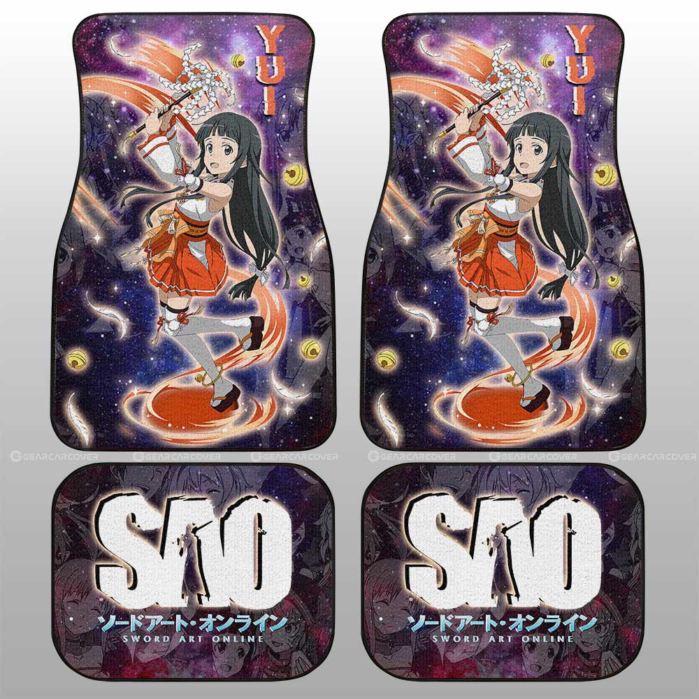 Yui Car Floor Mats Custom Sword Art Online Anime Manga Galaxy Style - Gearcarcover - 2