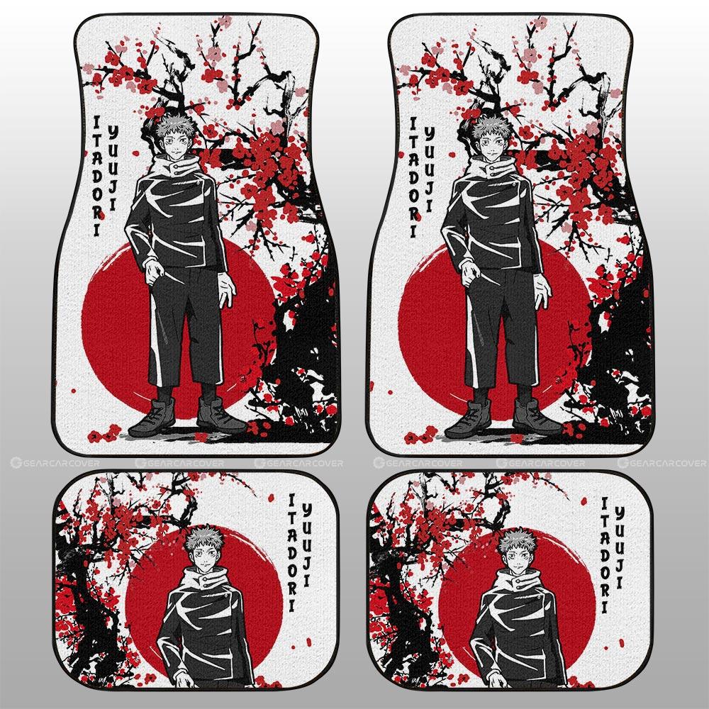 Yuji Itadori Car Floor Mats Custom Japan Style Jujutsu Kaisen Anime Car Accessories - Gearcarcover - 2