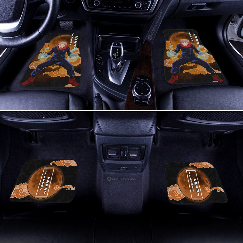 Yuji Itadori Car Floor Mats Custom Jujutsu Kaisen Anime Car Interior Accessories - Gearcarcover - 3