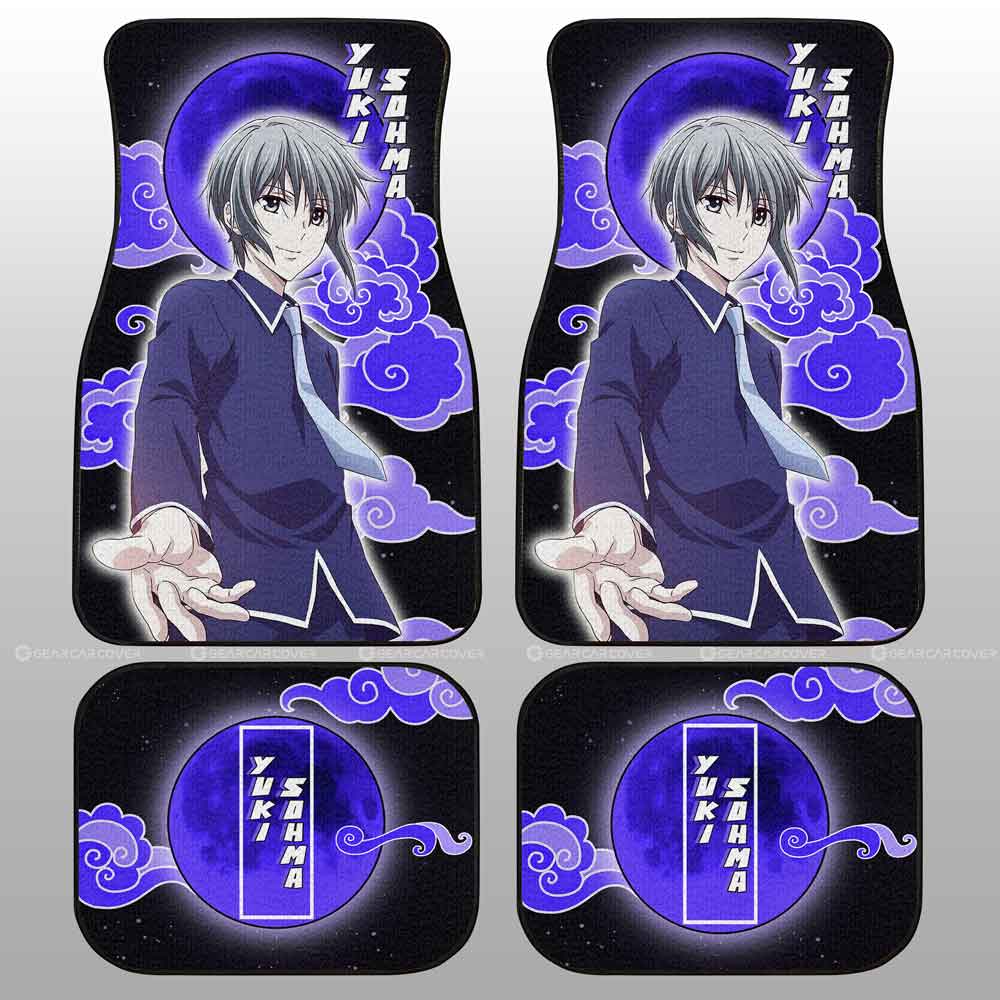 Yuki Sohma Car Floor Mats Custom Fruit Basket Anime Car Accessories - Gearcarcover - 2