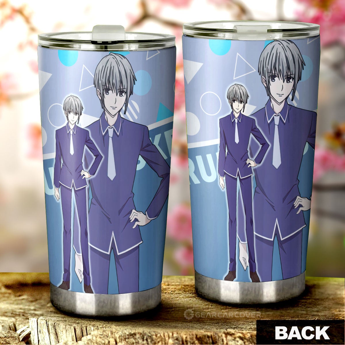 Yuki Sohma Tumbler Cup Custom Fruit Basket Anime Car Accessories - Gearcarcover - 3