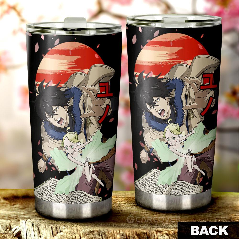 Yuno Tumbler Cup Custom Anime Black Clover Car Accessories - Gearcarcover - 3