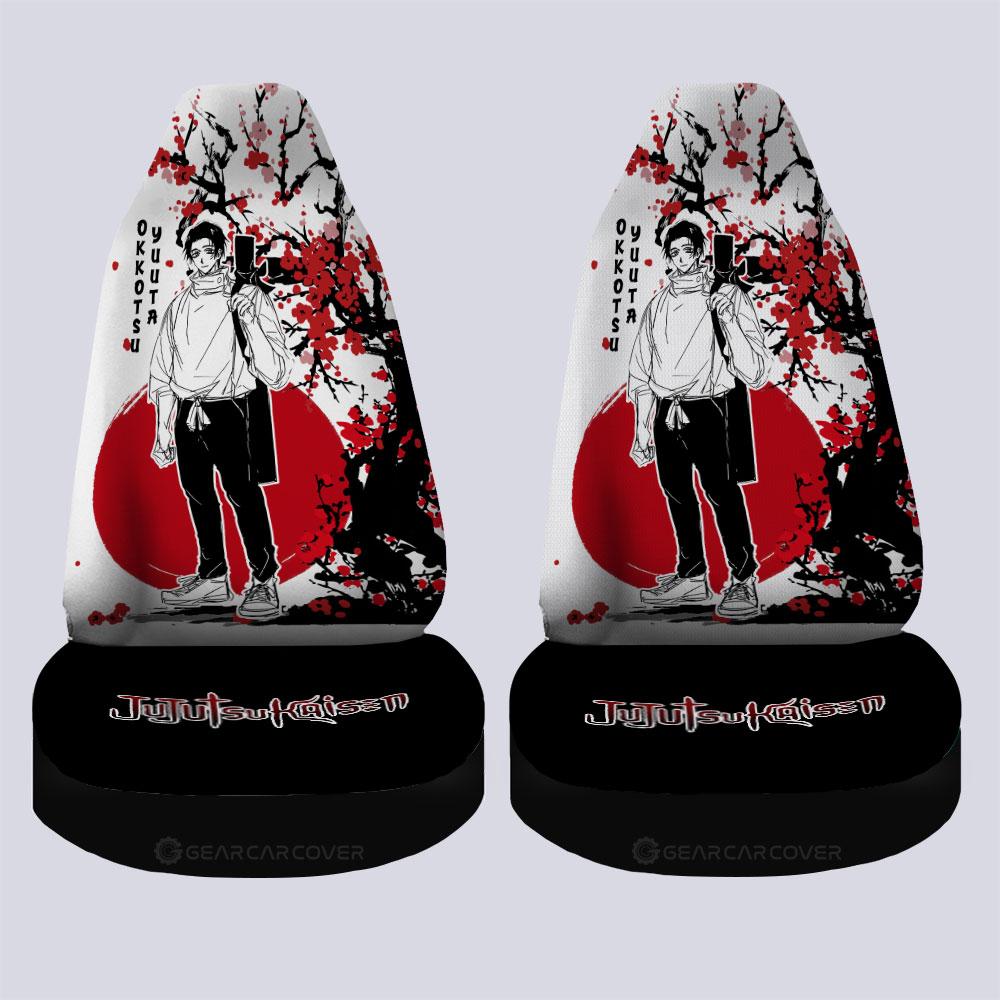 Yuta Okkotsu Car Seat Covers Custom Japan Style Jujutsu Kaisen Anime Car Accessories - Gearcarcover - 4