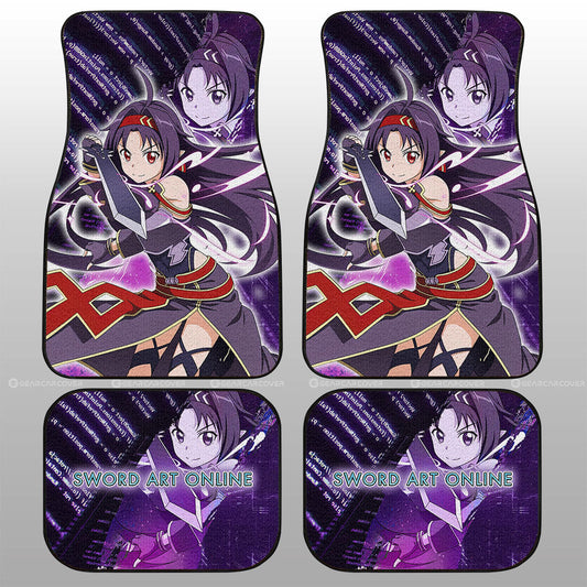 Yuuki Konno (Yuuki) Car Floor Mats Custom Sword Art Online Anime - Gearcarcover - 1