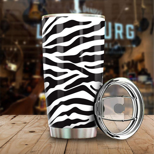 Zebra Tumbler Stainless Steel Skin Pattern - Gearcarcover - 2