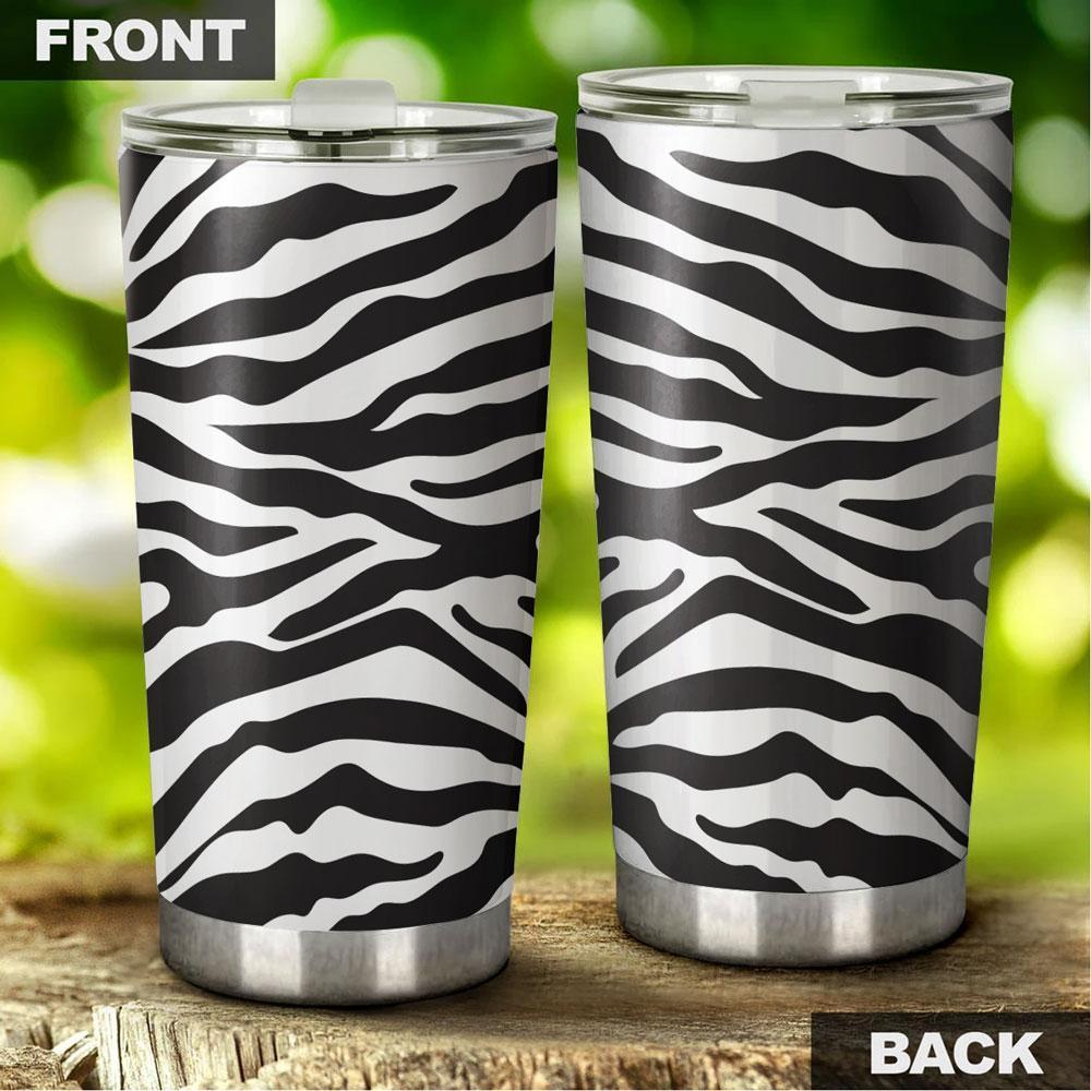 Zebra Tumbler Stainless Steel Skin Pattern - Gearcarcover - 3