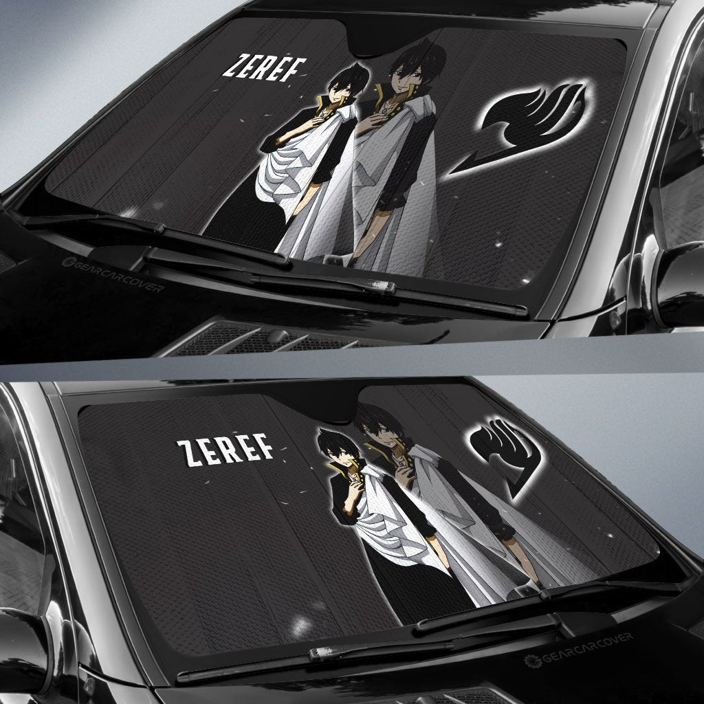 Zeref Car Sunshade Custom Fairy Tail Anime - Gearcarcover - 2