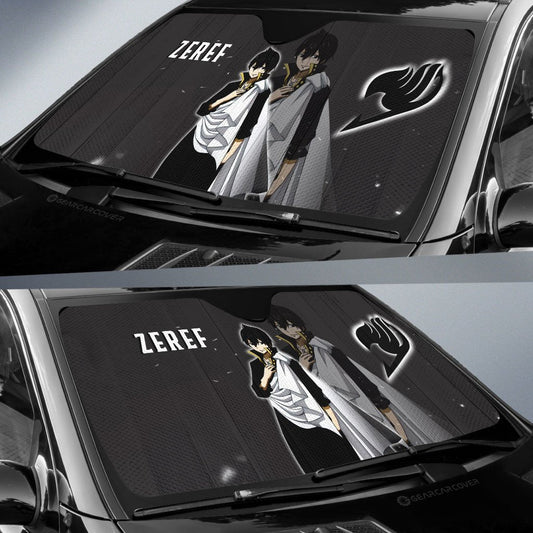 Zeref Car Sunshade Custom Fairy Tail Anime - Gearcarcover - 2