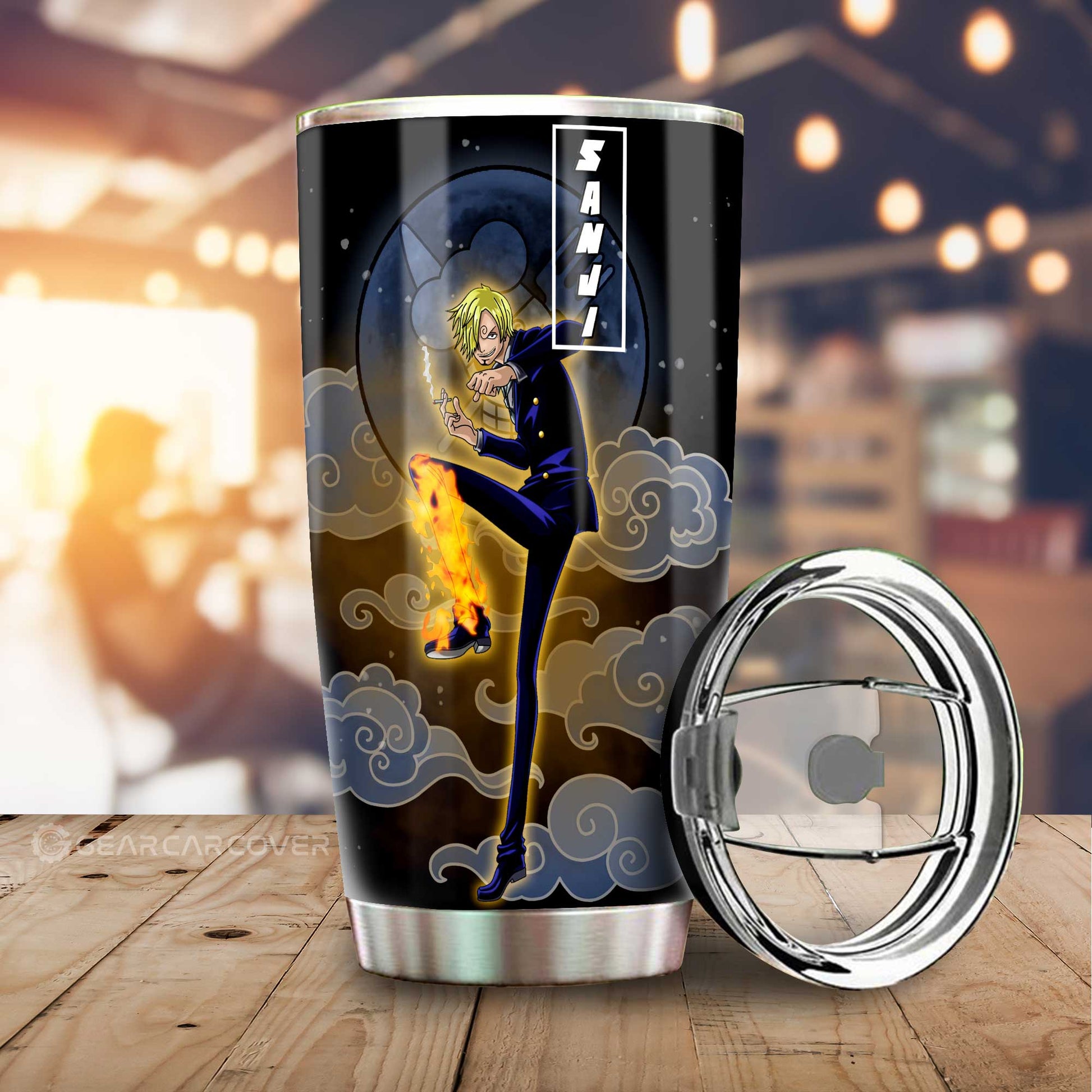Zoro And Sanji Tumbler Cup Custom For One Piece Anime Fans - Gearcarcover - 2