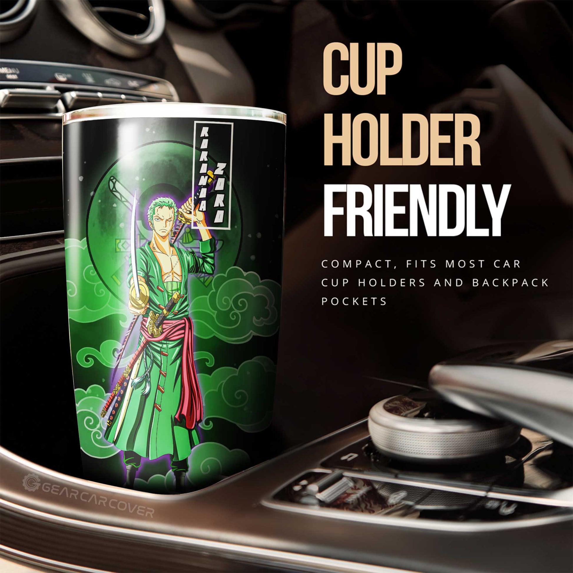 Zoro And Sanji Tumbler Cup Custom For One Piece Anime Fans - Gearcarcover - 3