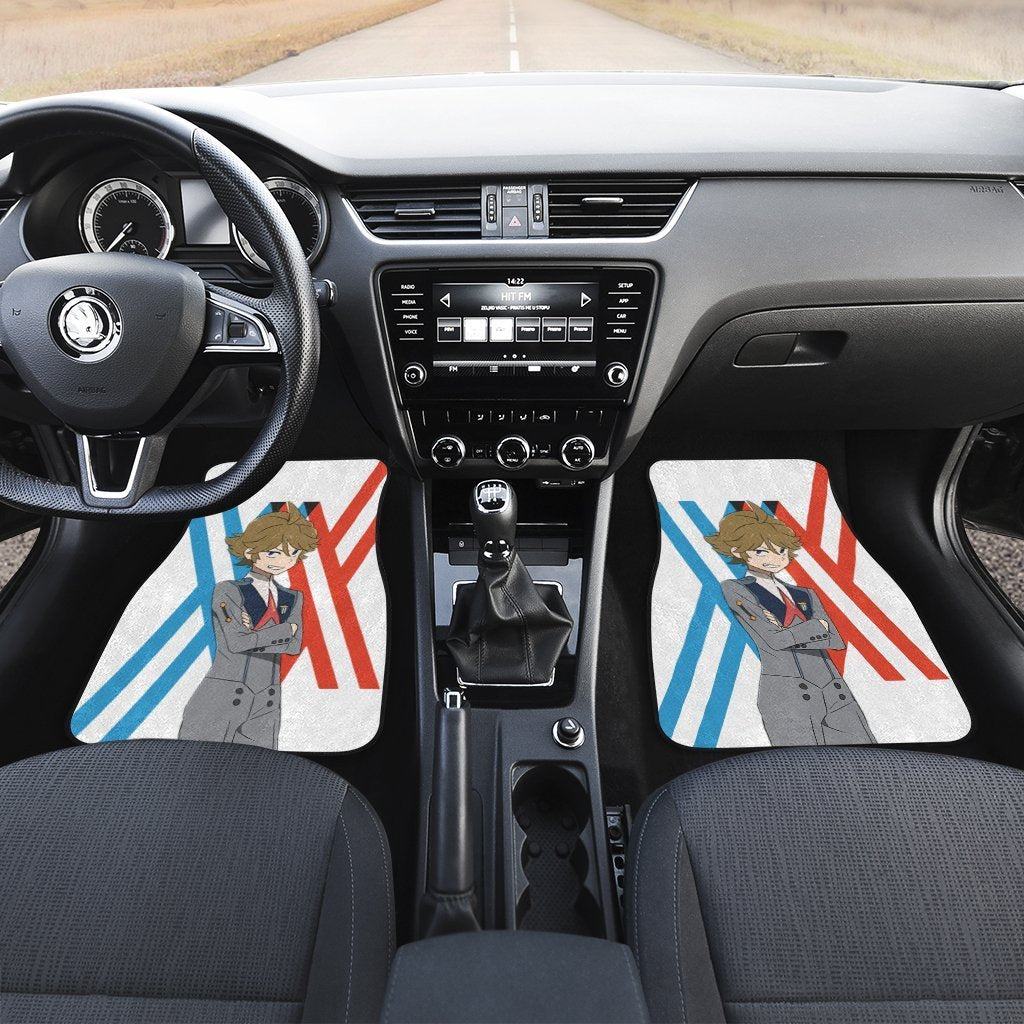 Zorome Code 666 Car Floor Mats Custom Anime Darling In The Franxx Car Accessories - Gearcarcover - 3