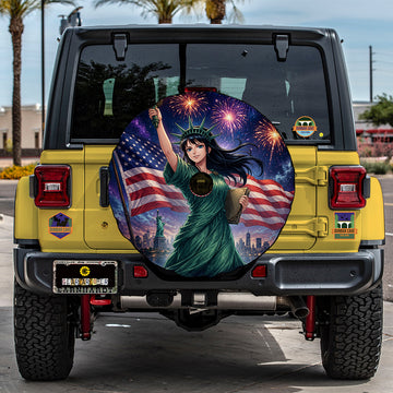 Nico Robin Liberty USA 250 Years Spare Tire Cover With Camera Hole