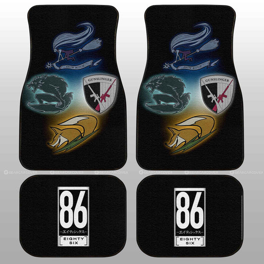 86 Symbols Car Floor Mats Custom 86 Car Accessories - Gearcarcover - 2
