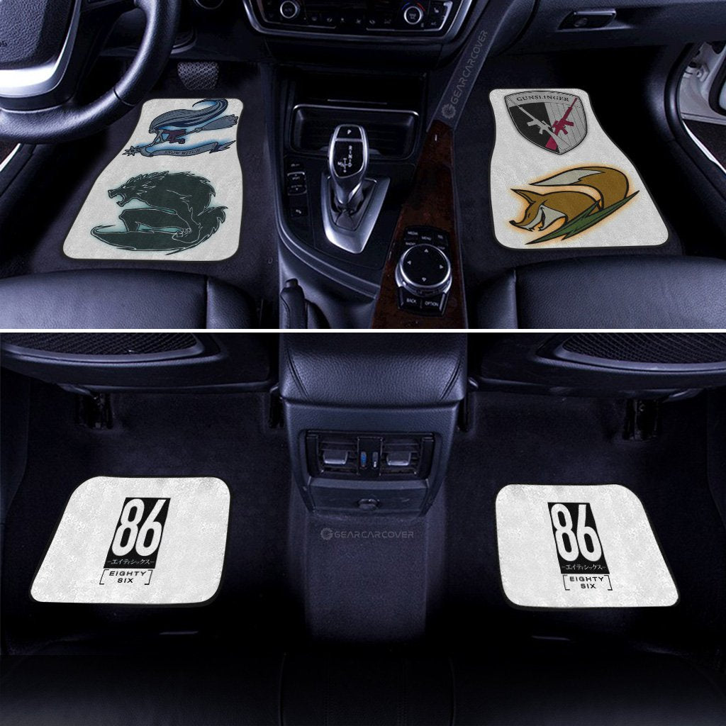 86 Symbols Car Floor Mats Custom Car Accessories - Gearcarcover - 3