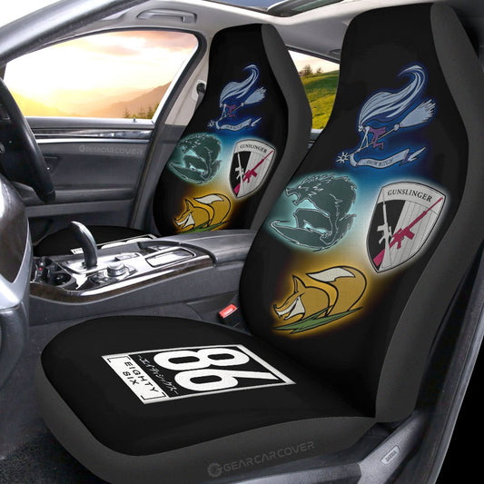 86 Symbols Car Seat Covers Custom 86 Car Accessories - Gearcarcover - 2