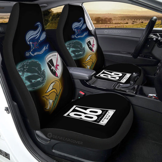 86 Symbols Car Seat Covers Custom 86 Car Accessories - Gearcarcover - 1