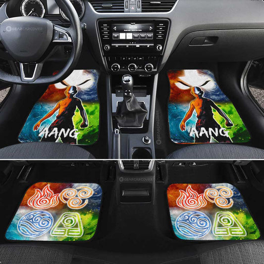 Aang Car Floor Mats Custom Avatar The Last Airbender Anime - Gearcarcover - 2