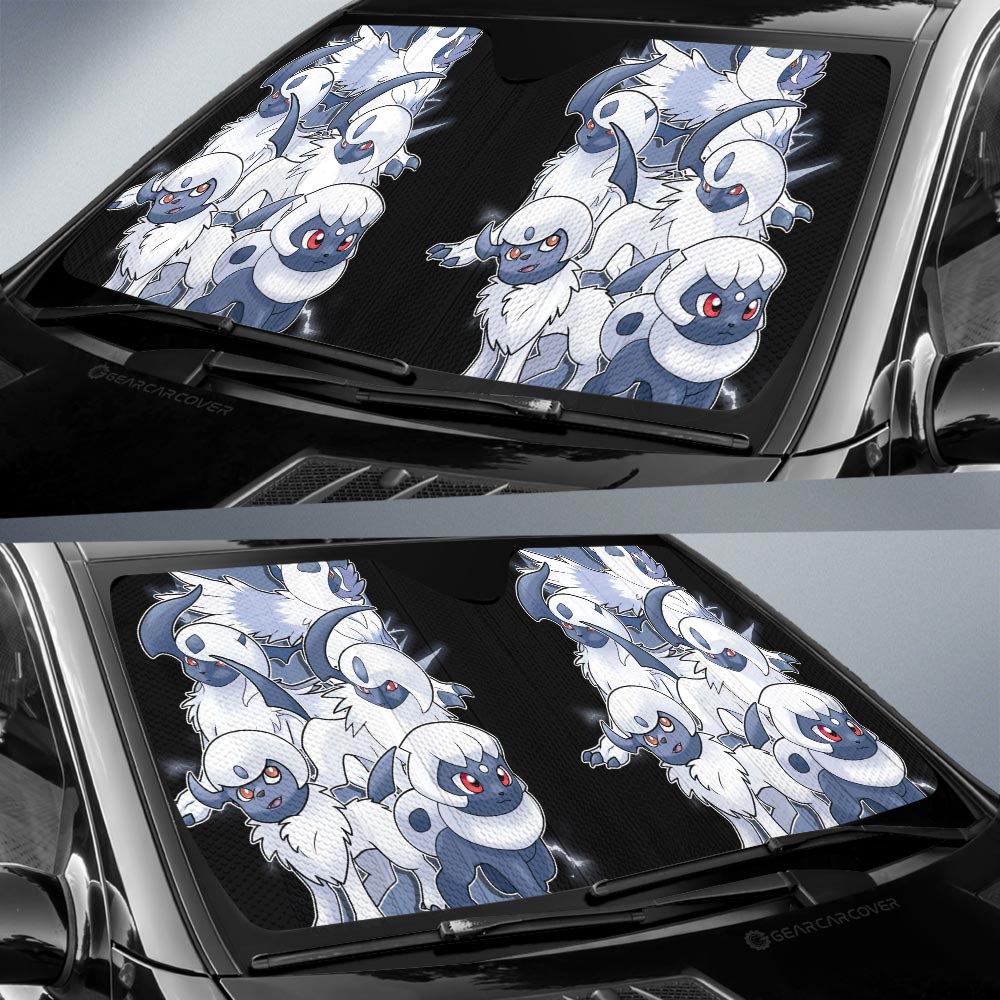 Absol Car Sunshade Custom Car Accessories For Fans - Gearcarcover - 2