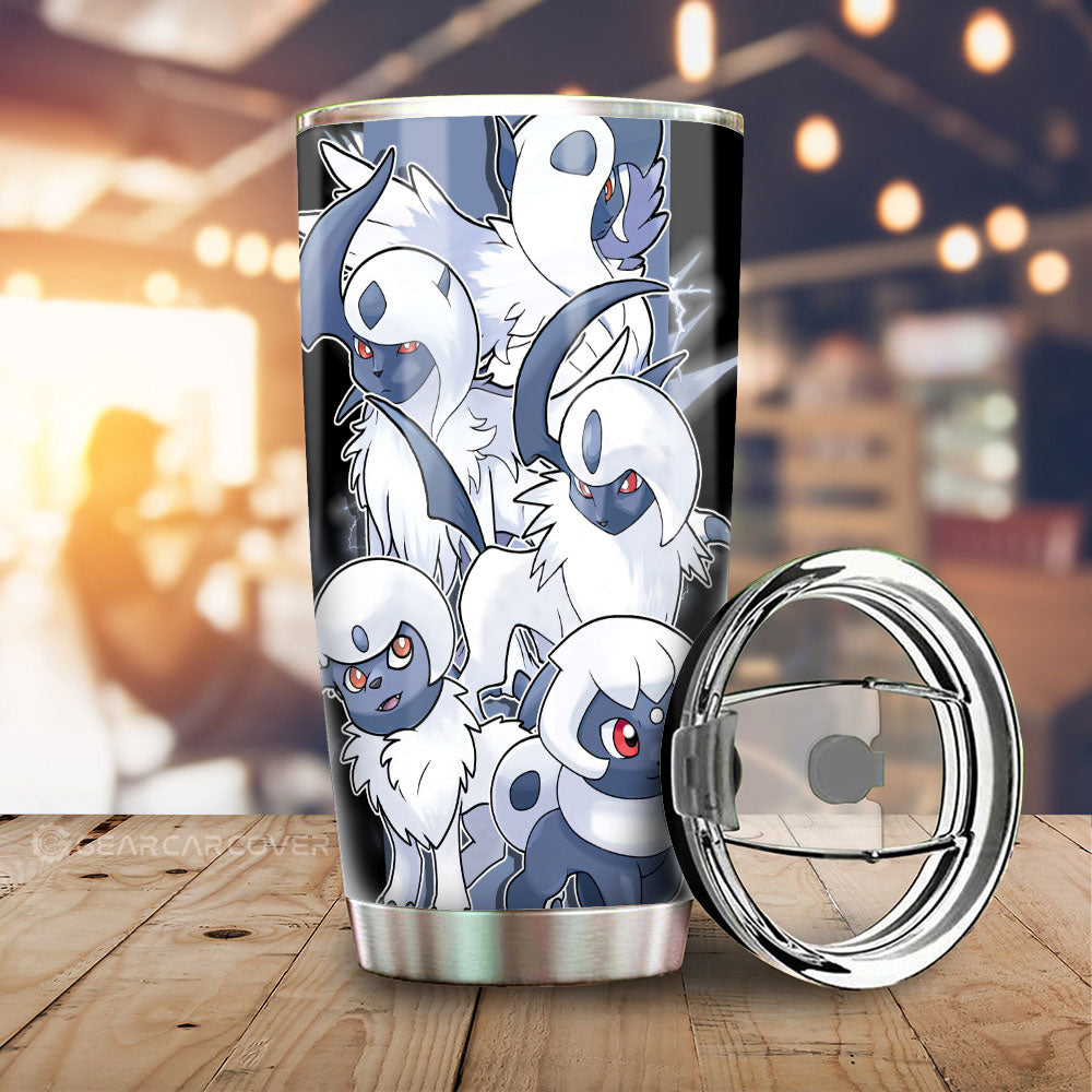 Absol Tumbler Cup Custom Car Accessories For Fans - Gearcarcover - 1