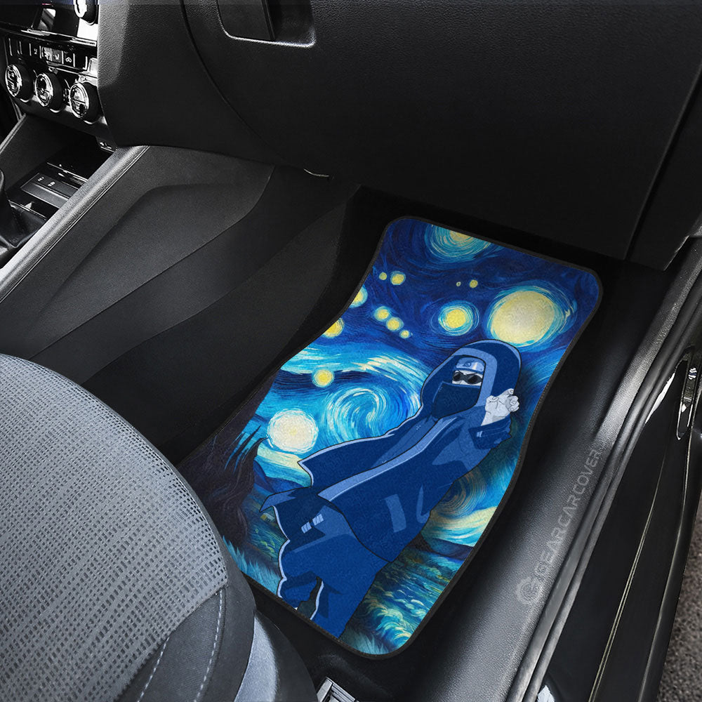 Aburame Shino Car Floor Mats Custom Starry Night Styles - Gearcarcover - 3