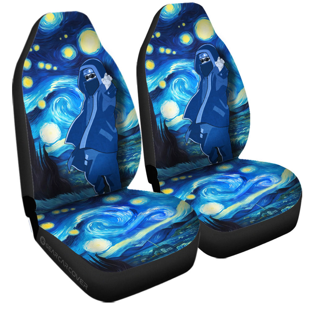 Aburame Shino Car Seat Covers Custom Starry Night Styles - Gearcarcover - 3