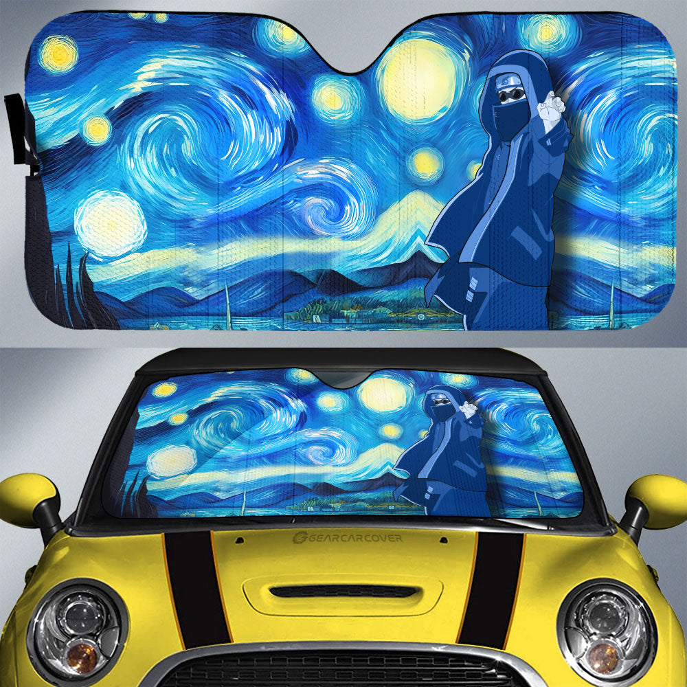 Aburame Shino Car Sunshade Custom Starry Night Styles - Gearcarcover - 1