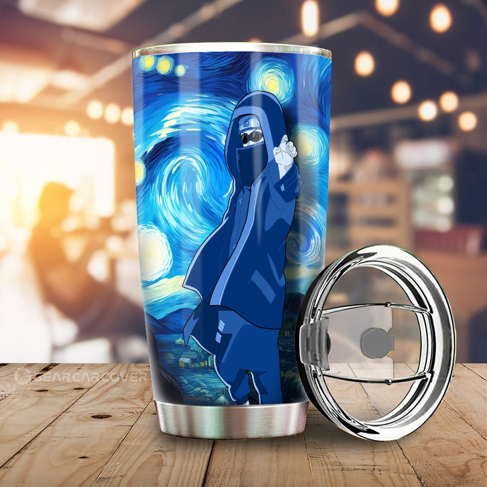 Aburame Shino Tumbler Cup Custom Starry Night Styles - Gearcarcover - 1