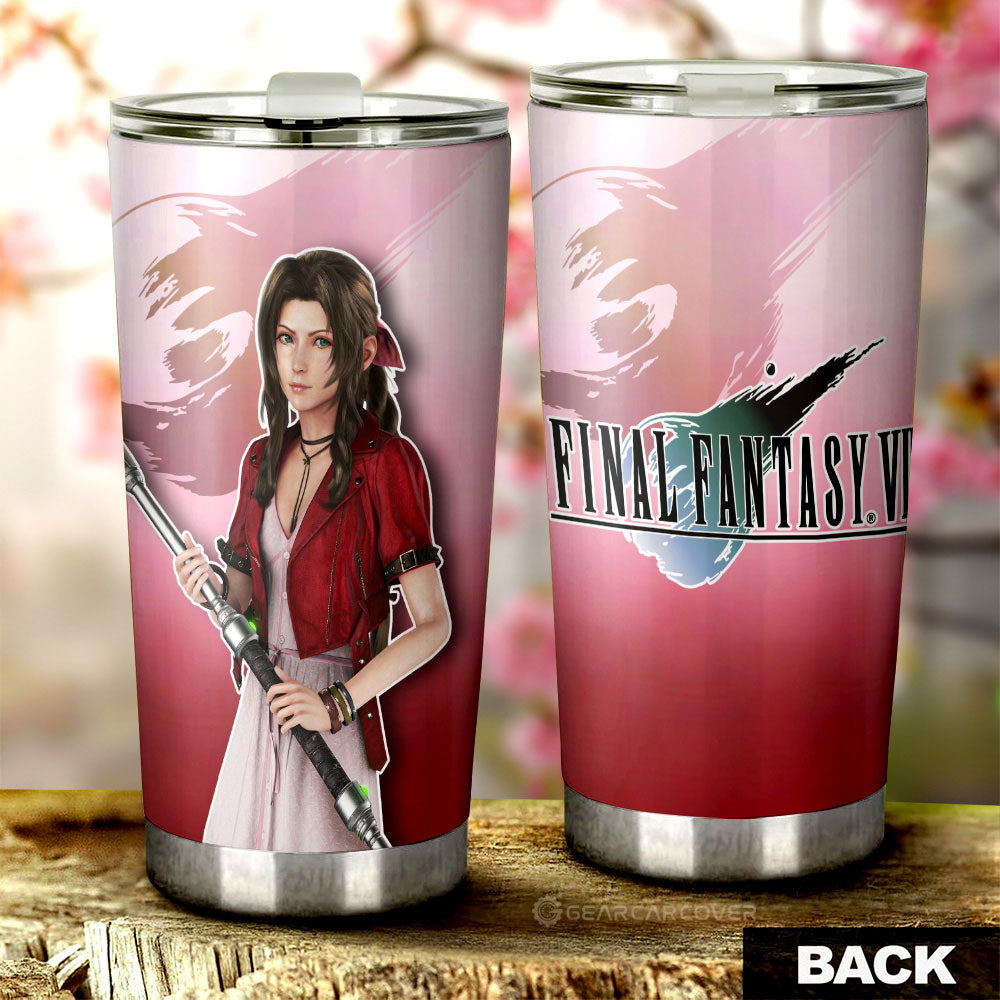 Aerith Gainsborough Tumbler Cup Custom Car Accessories - Gearcarcover - 1