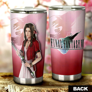 Aerith Gainsborough Tumbler Cup Custom Car Accessories - Gearcarcover - 1