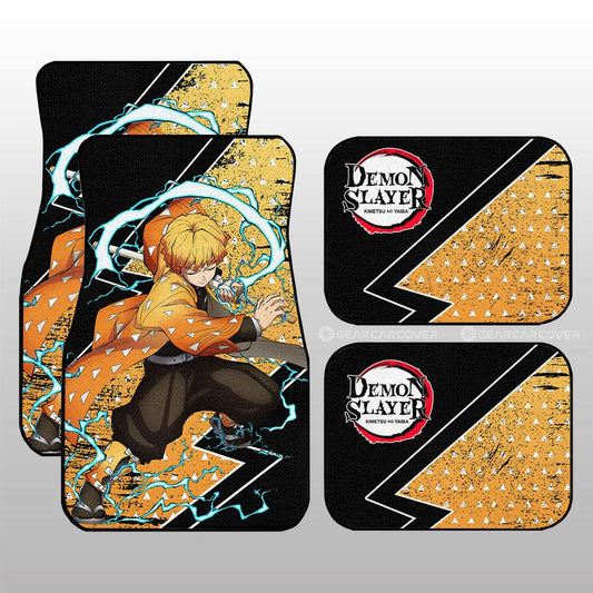 Agatsuma Zenitsu Car Floor Mats Custom Car Accessories - Gearcarcover - 1