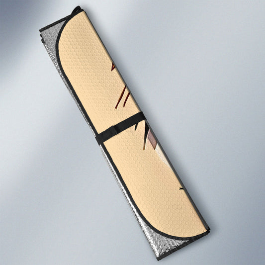 Agatsuma Zenitsu Car Sunshade Custom Car Accessories For Fans - Gearcarcover - 2