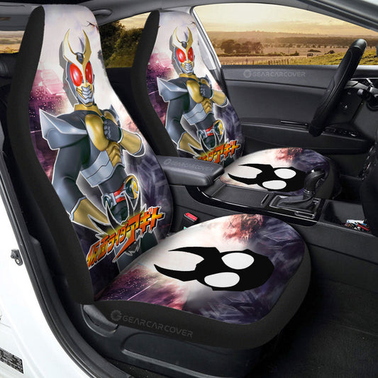 Agito Car Seat Covers Custom Kamen Rider Car Accessories - Gearcarcover - 2