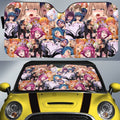 Ahegao Car Sunshade Custom Anime Car Interior Accessories - Gearcarcover - 1