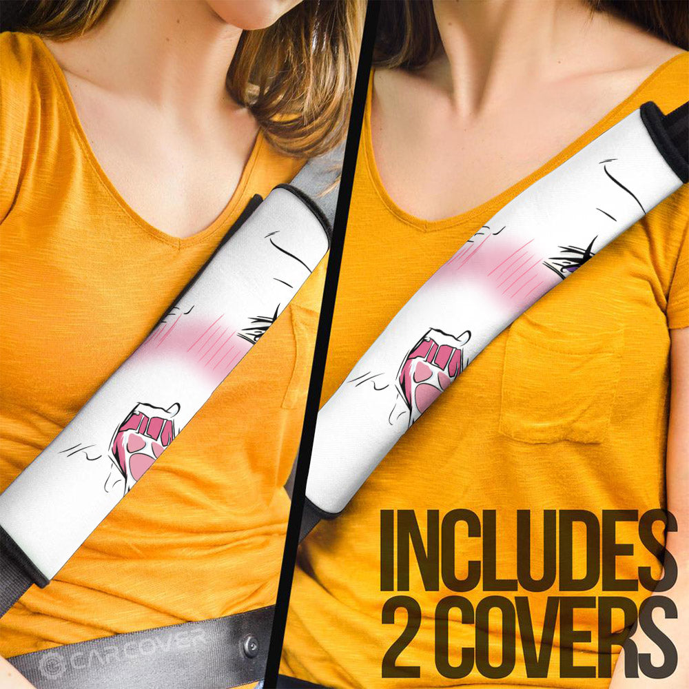 Ahegao Face Seat Belt Covers Custom Ahegao Car Accessories - Gearcarcover - 2