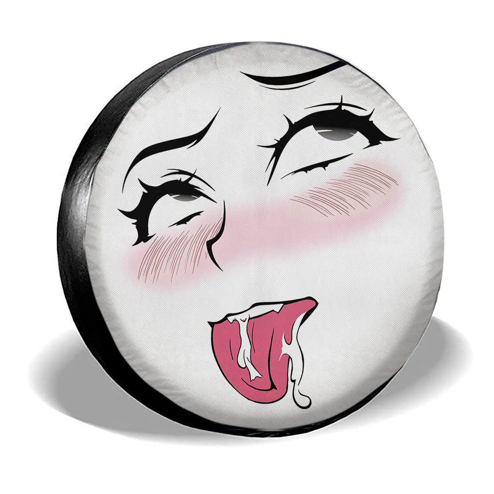 Ahegao Face Spare Tire Covers Custom Ahegao Style Car Accessories