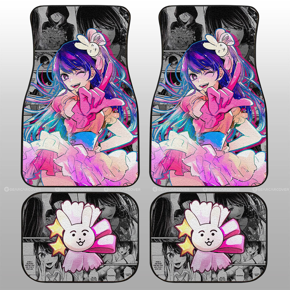 Ai Hoshino Car Floor Mats Custom Anime Car Accessories - Gearcarcover - 1